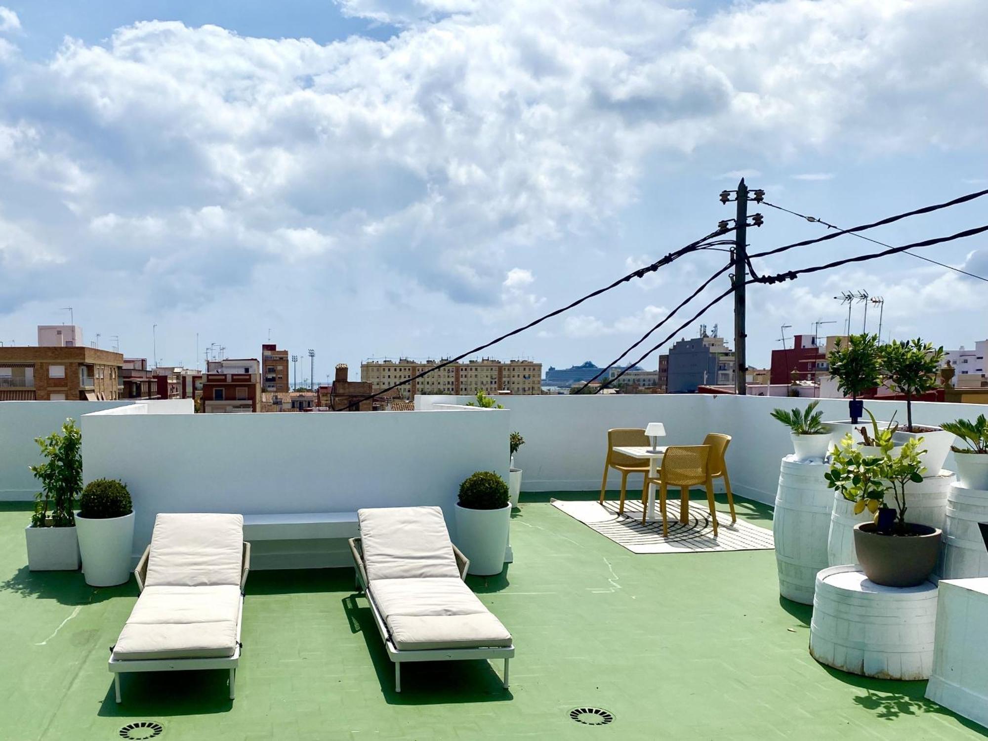 Apartamento Valencia Malvarrosa Exteriör bild